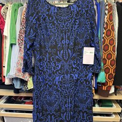 Nice Blue Dress  NEW  In Perfect Condition   Size  16