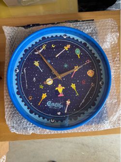 sailor moon wall clock