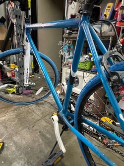 Blue Thruster Bike