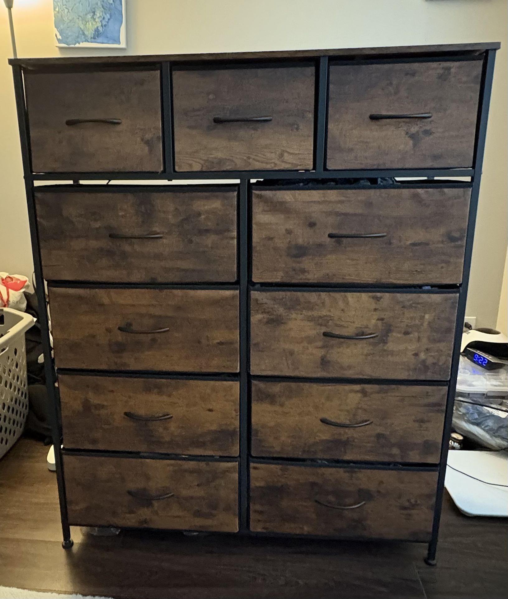 11 fabric bins dresser storage organizer unit