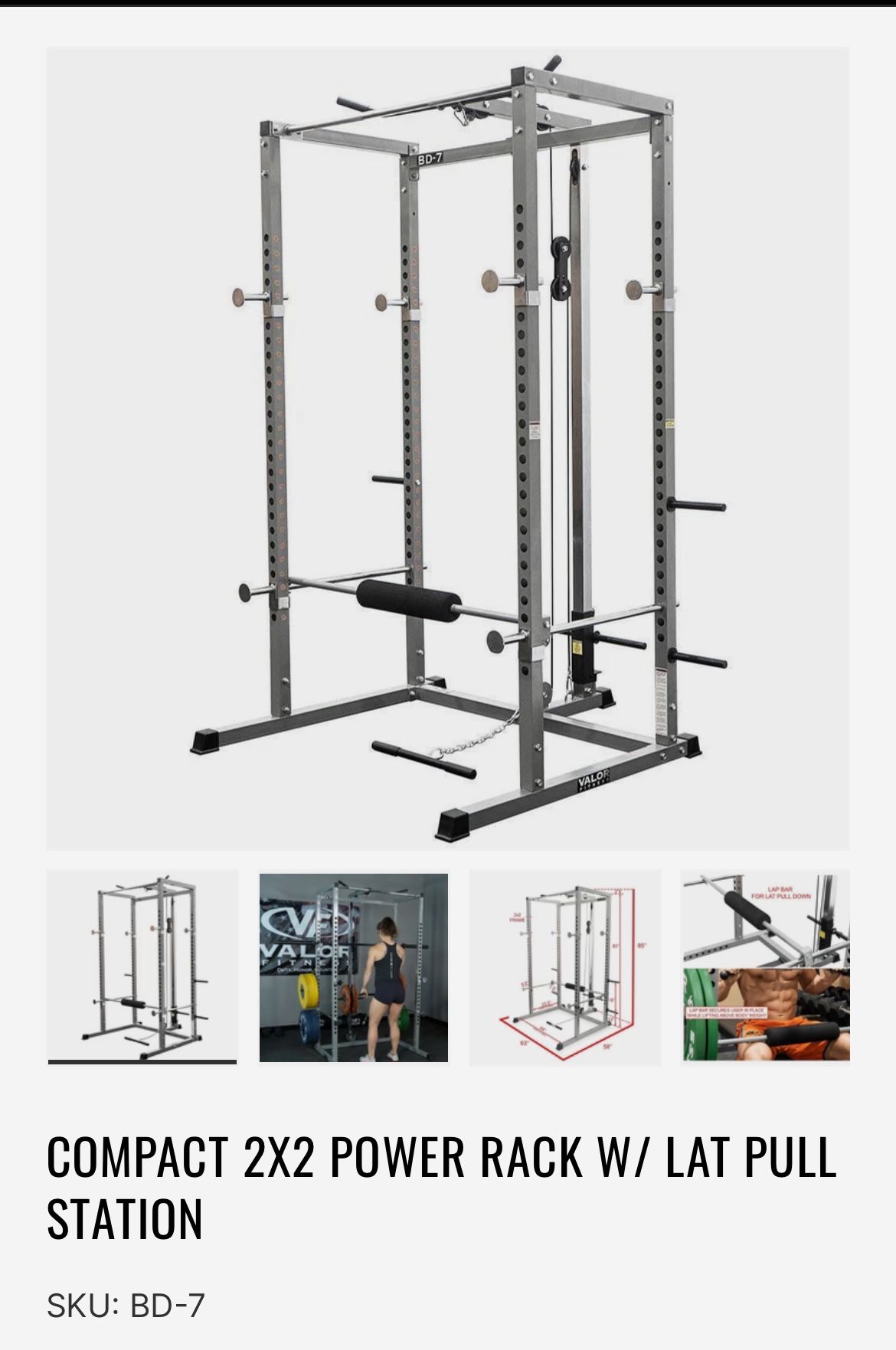 Squat Rack Valor Fitness