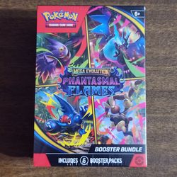Pokemon Cards Mega Evolution Phantasmal Flames Booster Bundle