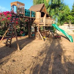 Swing Slide Outdoor Play Set