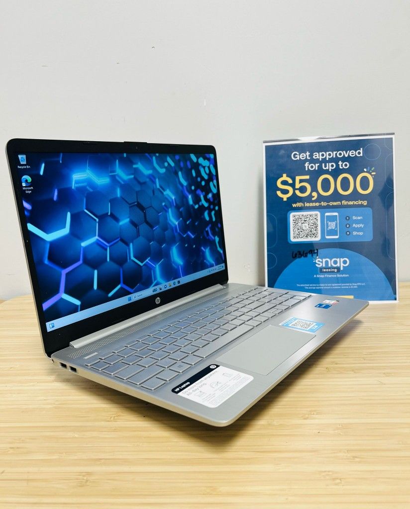 HP Laptop 15” 💻 Intel Core i5-11th/8GB RAM 🧬Intel Iris Graphics 🔥Warranty Included ✅ finance available💰