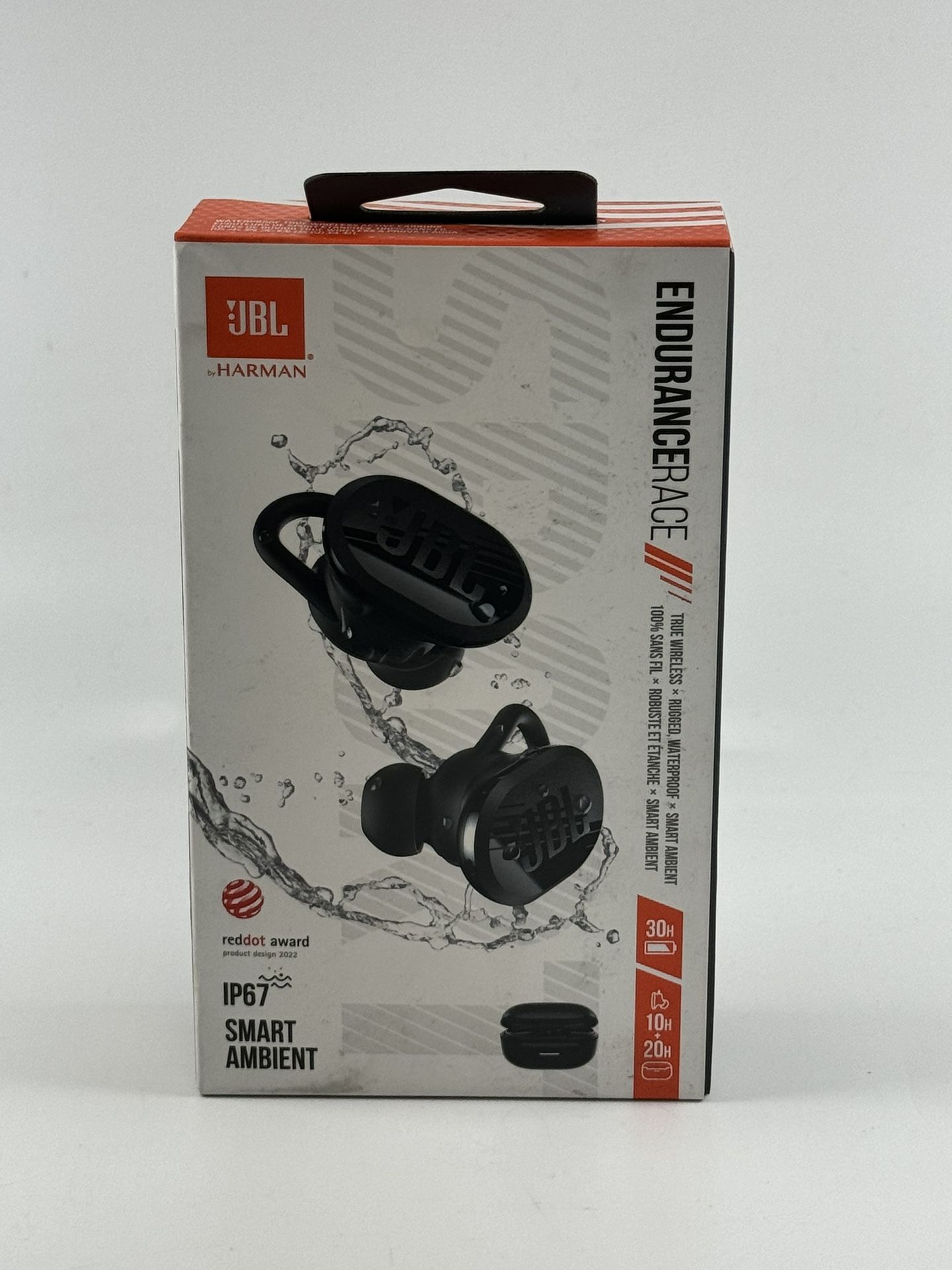 JBL White Endurance Race TWS Wireless Headphones