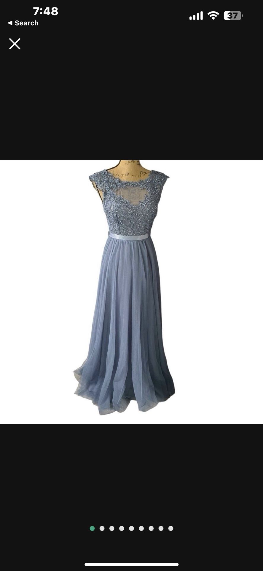 Dusty Blue Dress