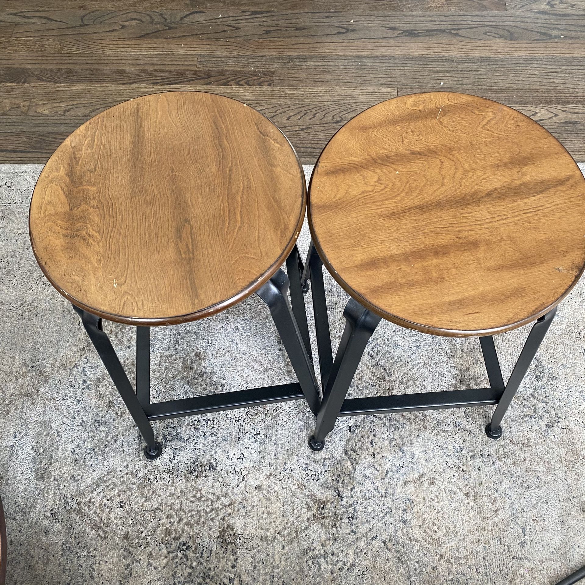 Brown 24 inch Counter Stools (set of 2)