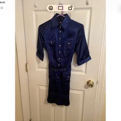 BEBE DRESS - ROYAL BLUE