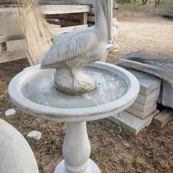 Pelican Birdbath 