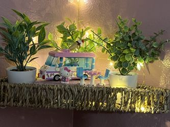 Hello Kitty Ice Cream Truck Build Set And Shelf Set Up (all Items pictured) open to offers !!