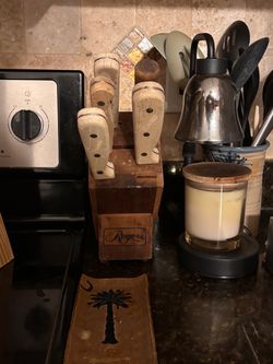 Rogers Wooden Knife Block Set