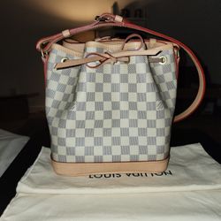 Louis Vuitton Noe BB Damier Azur Bucket Bag