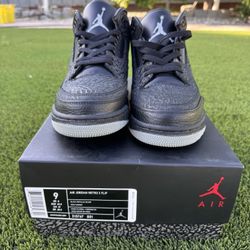 JORDAN 3 BLACK FLIP