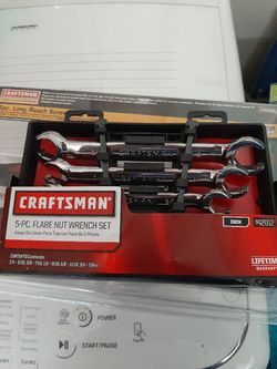 5pc flare nut wrench set