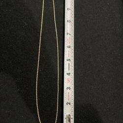 2.5mm 20 Inch Hollow Rope Chain