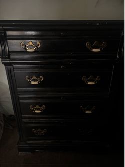 Black dresser