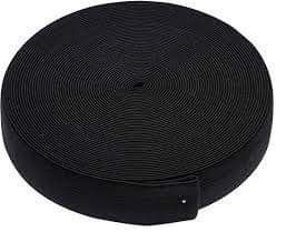 Elastic Band 40 Yards Roll 2 Inches Wide Black Sewing Spool For Crafts DIY 