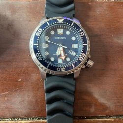 Citizen eco Pro master. No Battery Needed. Worn A Few Times. Looks New. 10/10 Condition 