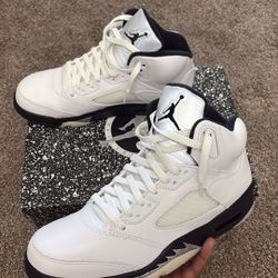 Jordan 5s  ‘White Black’