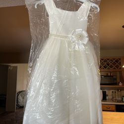 Off  White Flower Girl Dress 