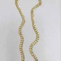 18k Gold Filled Cuban Link Chain For Men 
