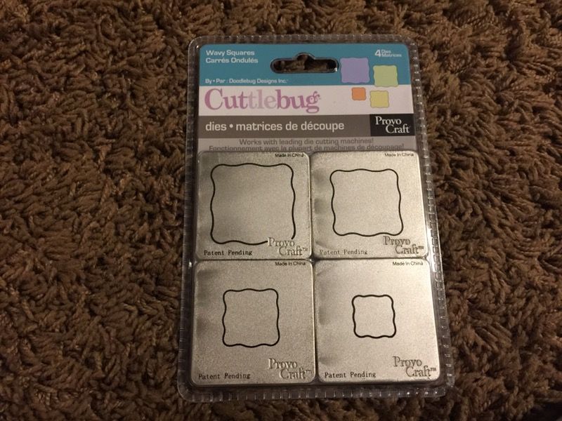 New cuttlebug wavy squares