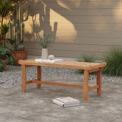 Brand New!Dillon solid wood outdoor dining bench ,OF2277
