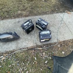 Batteries front bumper, and lights