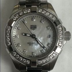 Tag Heuer Aquaracer WBH1415 MOP Diamond Dial 