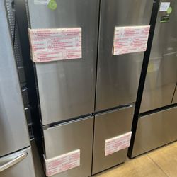 Refrigerator 4 door Samsung Stainless Steel 36 inch wide