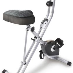 Exerpeutic Folding Exercise Bike, 8 Levels of Resistance Stationary Bike, Bluetooth tracking & Tablet Holder options available