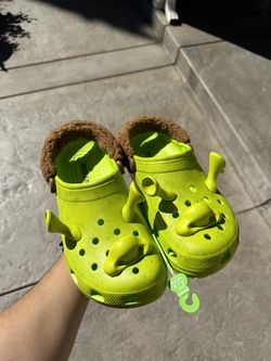 Green Crocs x DreamWorks Classic Clog Children 'Shrek