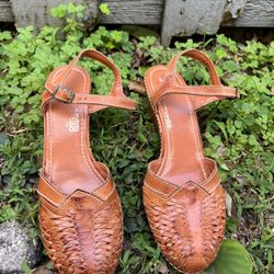 Hand Made Huarache Wedge Sandals 