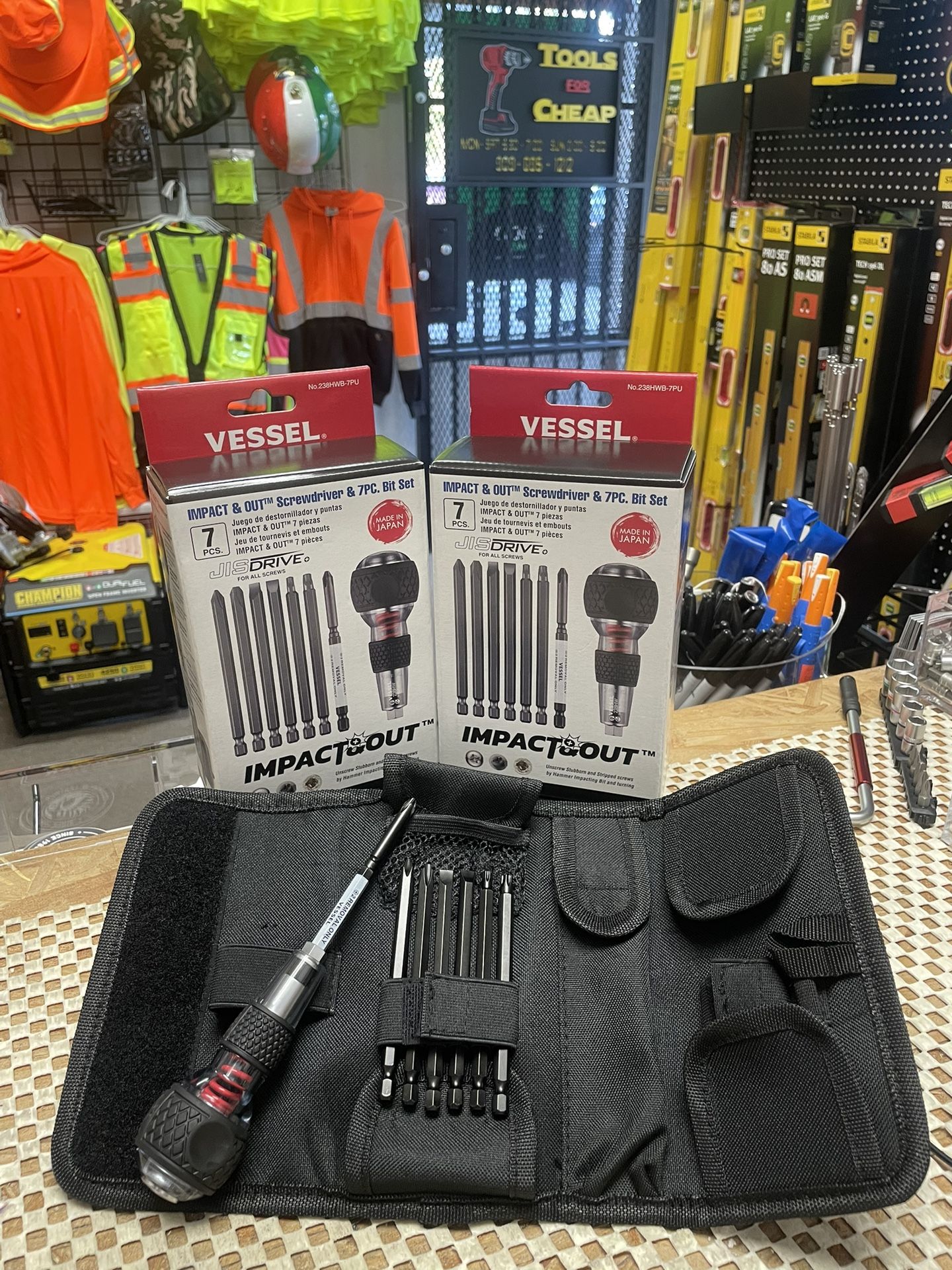 Vessel Impact & Out Screwdriver Kit. $40 EACH.