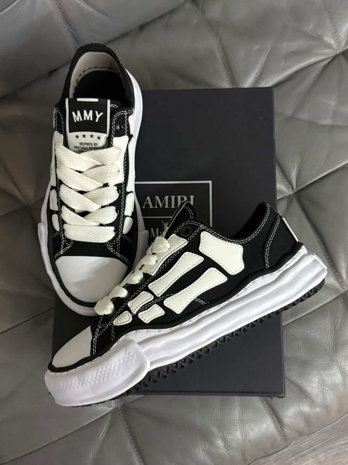 AMIRI MMY ALL SIZES/ Brand New Bones x Maison MIHARA YASUHIRO Black