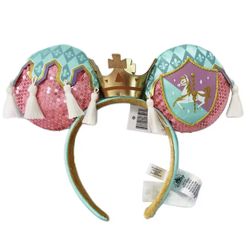 Disney Minnie Ears Main Attraction Prince Charming’s Regal Carousel Headband