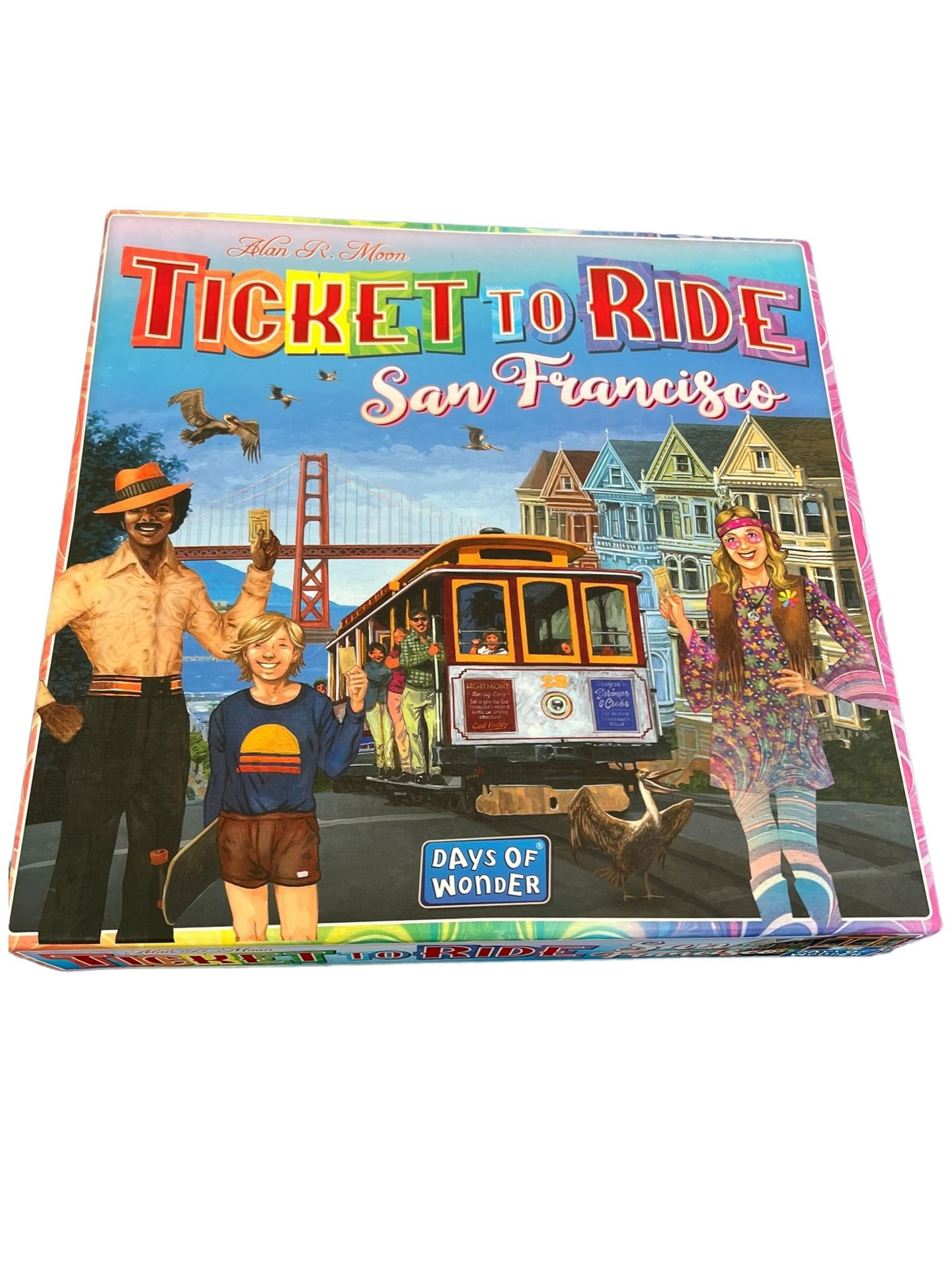 Days of Wonder TICKET TO RIDE SAN FRANCISCO Board Game  Experience the thrill of traveling through San Francisco in the Days of Wonder Ticket to Ride 