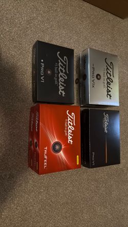New Titleist Golf Balls-4 Types