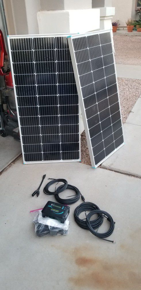 RV or Boat Solar Panel Kit