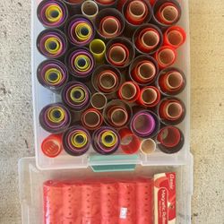 Big Lot of Hair Rollers – Mixed Sizes + New Pack – $20