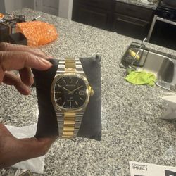 Bulova's Men's Classic Super Seville HPQ Precisionist Two-Tone Stainless Steel Bracelet Watch 37.5mm