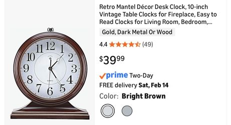 💥$15💥new Clock 🕰️ In Box