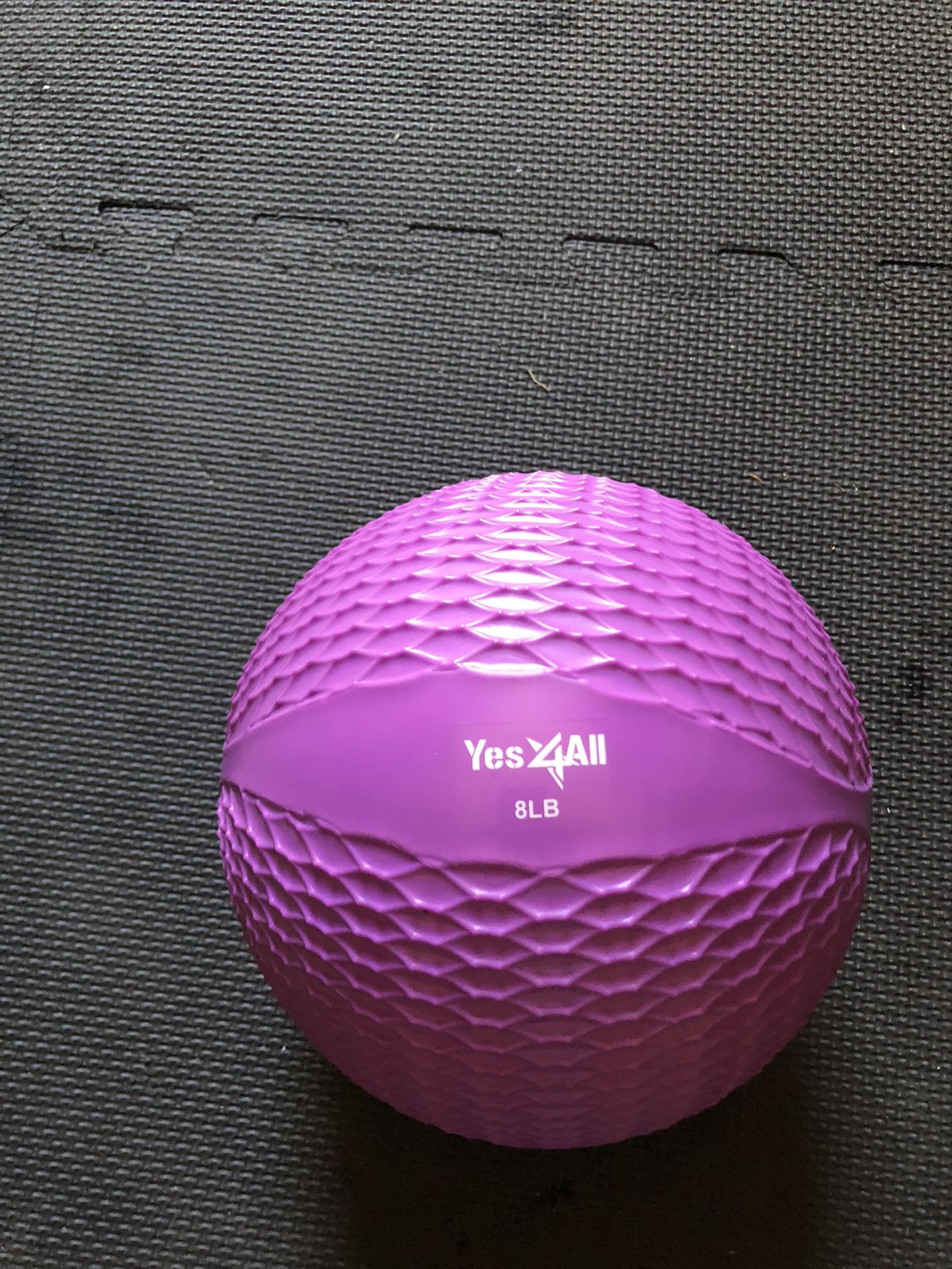 8lb Medicine Ball, Soft And Textured ($25 OBO)