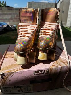 Impala Rose Gold Rollerskate