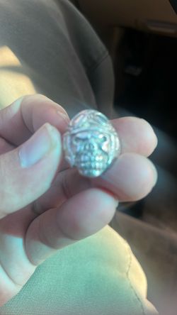 Vintage Biker 925 silver men’s ring size 10”