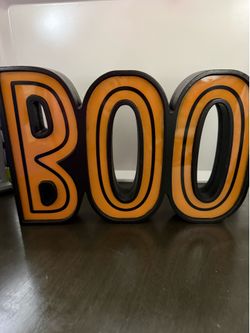 Boo Sign