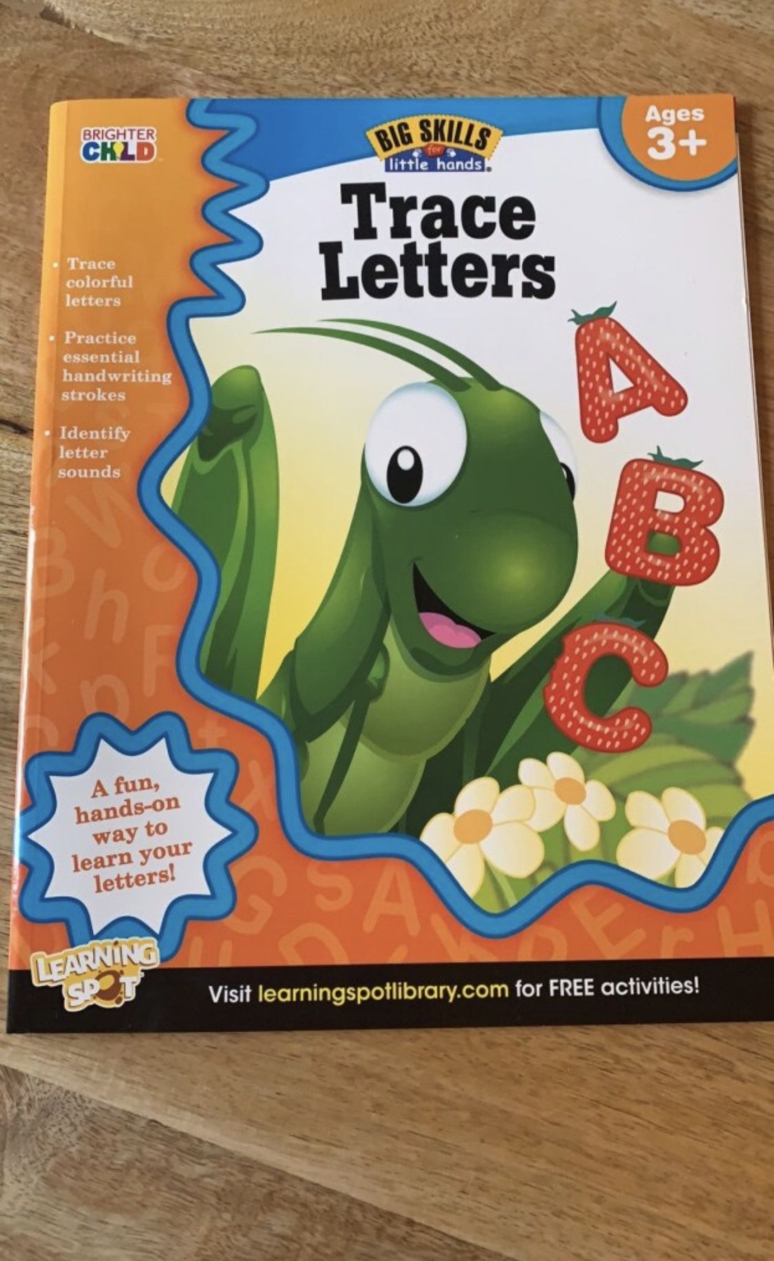 Brighter Child Trace Letters Workbook