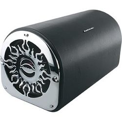 Audiobahn 10" 120W (ATB10AJ) RMS Amplified Ported Flat Bottomed Bass Cylinder Subwoofer Enclosure
