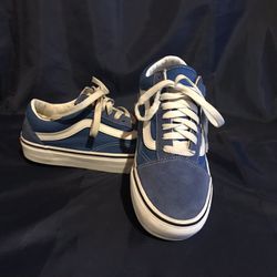 Mens Blue vans sneakers size 6.5 