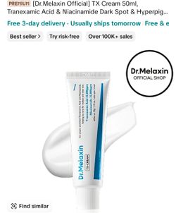 Dr melaxin TX- cream